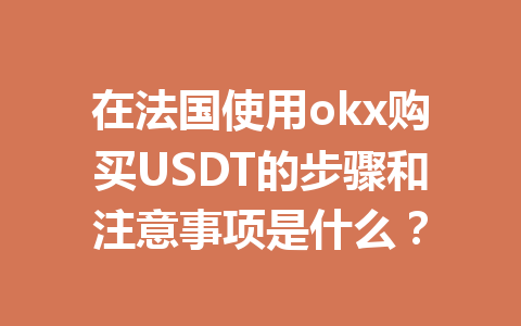 在法国使用okx购买USDT的步骤和注意事项是什么？